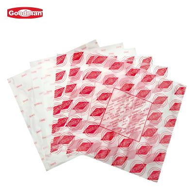 China Biodegradable Customized Brand Bread Pizza Catcher Sandwich Basket Liner Fast Food Paper Wrap Hamburger Wrapping Paper for sale