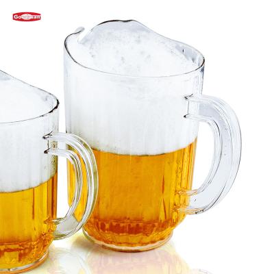 China Viable Reusable Lemonade Soda Barware Food Grade Juice Cocktail Serving Carafe Clear Pitcher Beer Transparent Jug for sale