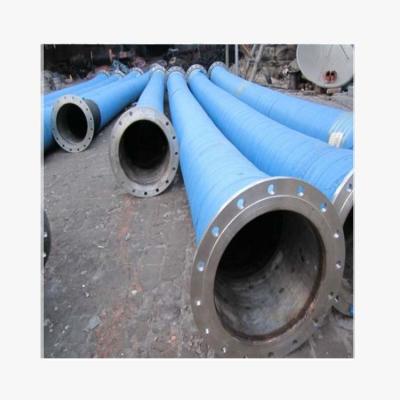 China Large Diameter Flange Suction And Discharge Sand Wear-resisting Dredging Pipe JKRH001 for sale