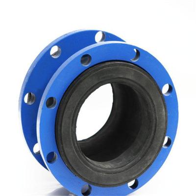 China Anti-corrosion expansion sphere ss304 single flange connector flexible joint rubber bellows JKRFJS001 for sale