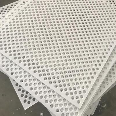 China High Impact PVC Polypropylene Corrugated Plastic Partition Panels With Round Holes for sale