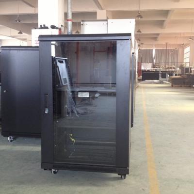 China 18U 600MM Cold Rolled Steel AA2 Networking Cabinets With 2 Fans for sale