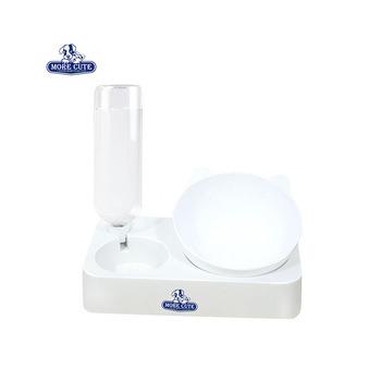 China Morecute Double Automatic Pet Bowl Best Selling Automatic Pet Food Feeder for sale