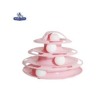 China Morecute Factory Sustainable Pet Toys For Cats Orbiting Interactive Ball Game For Pets for sale