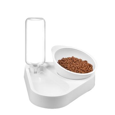 China Factory automatic cutest triangle pet supplier automatic pet feeder 2 in water feeder pet food 1 new inventions for sale