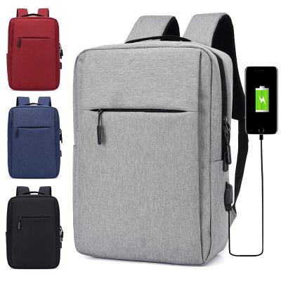 China Custom Outdoor Anti-theft Usb Waterproof Fashion Women Men's Smart Laptop Backpack Bag Backpack for sale