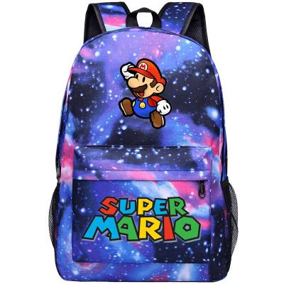 China Super Mario mochila multi color super mario galaxy bolsa backpack school kids student anti-theft wholesale for sale