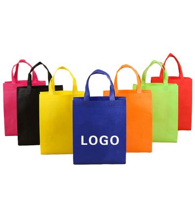 China Eco Friendly Handled Garment Bag Hot Cut Recycle Non Woven Reusable Custom Print Your Logo Tote Shopping Bag for sale