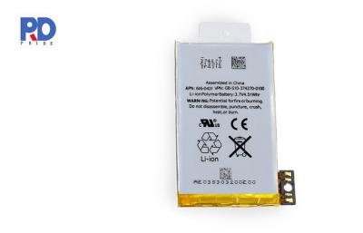 China Original 3.7V 1220mAh iPhone 3GS Battery Replacement 616-0435 for sale