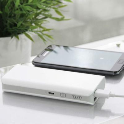 China White 10000mAh Portable Mobile Power Bank scratchproof for smartphone for sale