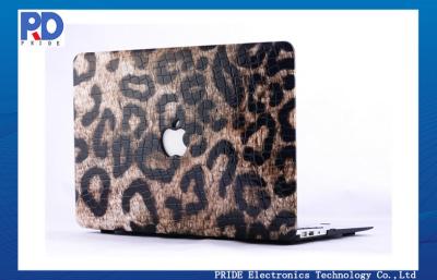 Cina Copertina rigida di cuoio del modello del leopardo della cassa del computer portatile di Macbook antiurto in vendita