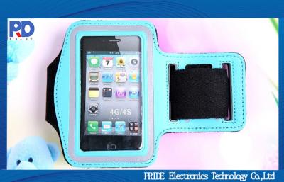 China iPhone 4 Neopren-elastische Arm-Tasche/wasserdichte Himmel-Blau-Halter-Armbinde zu verkaufen