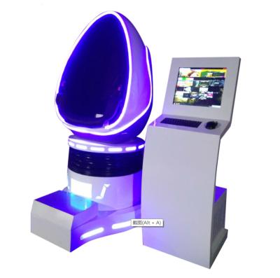 China Stable Hardware 360 Vision 9D Egg vr game machine Cinema Chairs Rotating Simulator for sale