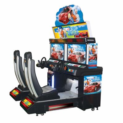 China Metal+Acrylic/Customize Outdated Car Racing Racing Simulator Dual Players Arcade Coin Operated Games Machine for sale