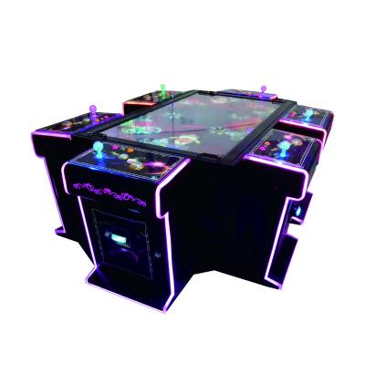 China Metal+Acrylic / Customize 26 in 1 Fish Games Hunter 6 Player Fishing Game Software Table Jackpot Game Machine for sale