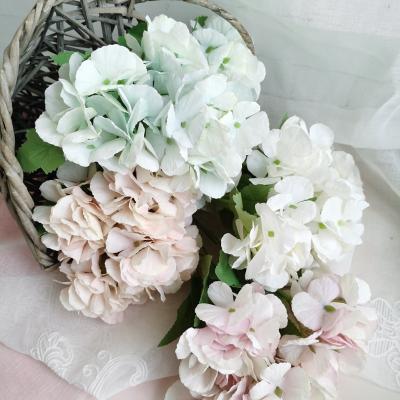 China home & Wedding Decoration Home & Wedding Decoration Artificial Silk Flower Hydrangea Bouquet For Home Wedding Decoration for sale