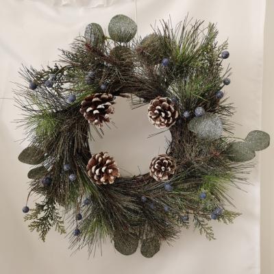 China Artificial Christmas Garland Modern Christmas Wreath Garland Christmas Decoration China Professional Manufacture for sale