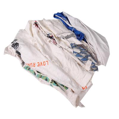 China Strong Oil&Water Absorption Ability Strong Oil&Water Absorption Ability Selling Used Printed White Clothing Industrial Cleaning Discloth Durable and No Bad Odors Cotton Rags for sale