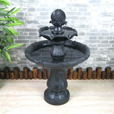 China Easy Install Solar Waterfall Fountain Pool Waterfall Fountain for sale