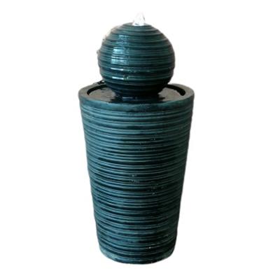 China Polyresin high quality custom wholesale cheap polyresin solar water fountain for sale