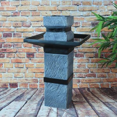 China Polyresin high quality custom wholesale cheap polyresin solar water fountain for sale