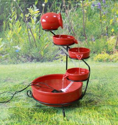 China F201R1 Waterfall Waterfall Feature Waterproof Fountain For Garden Decoration for sale