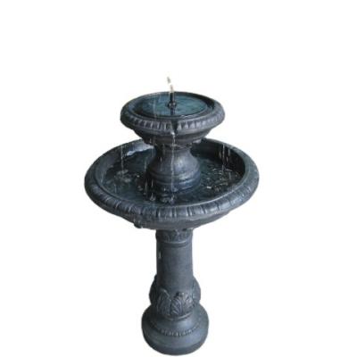 China High Quality Ceramic Bird Bath Solar Powered Decorative Water Fountains for sale