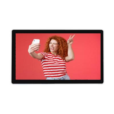 China Hot Selling 18.5 Inch Wall Mount Indoor LCD Monitor Smart TV Indoor Commercial Lift Advertising Display Screen Lift Digital Signage for sale