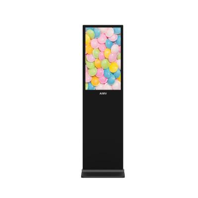 China Hot Sale Indoor Floor Standing Digital Signage and Display Wifi LCD Screen Totem Kiosks 32 Inch Indoor Advertising Playing Equipment for sale