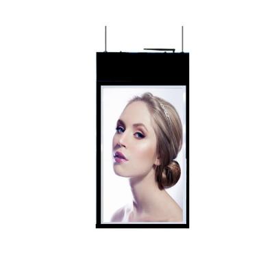 China Indoor AIMV 43 49 55inch Ultra Slim Wall Mounted Double Sided Wifi Wall Mounted Screen Advertising Double Sided Digital Window Digital Signage Display for sale