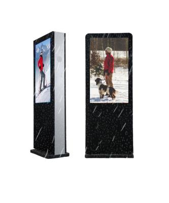 China HOT SELLING Outdoor Digital Semi-outdoor Signage 49 Inch High Brightness Ultrathin LCD Android Advertising Display Screen for sale