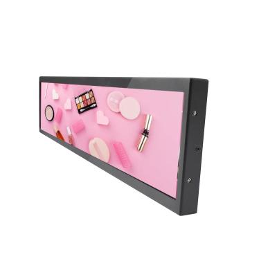 China Wholesale OEM Large LCD Screens Indoor Advertising Screen Stretch Bar LCD Display For Supermarket Advertising TV Kiosks Digital Signage for sale