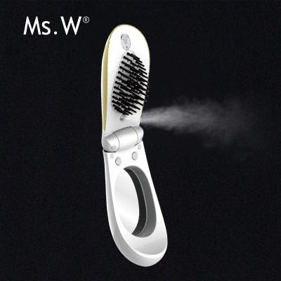 China Scrape Care 2022 Hot Sale Beauty Hair Care Comb Spray Vibration Hair Care Massage Comb Heating With Mirror Portable Home Ladies Care Product for sale