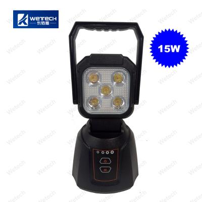 China 15W rechargeable LED work light with strong magnetic base WT-10615 for sale