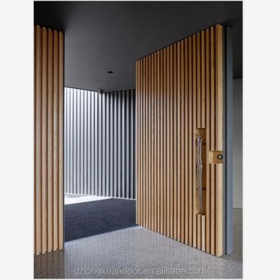 China Modern cheap price solid core wood door, interior water proof HDF flush door, with fashion design shaker bifold doors for sale