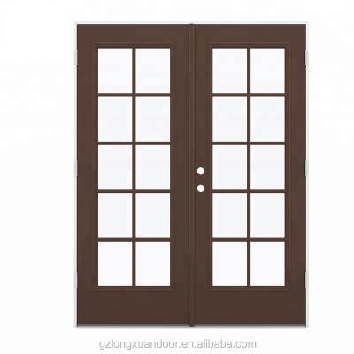 China French style the traditional and half door in Miami beech wood doors artificial wooden double part design main entrance door old for sale