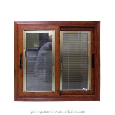 China New Design Swing Home Tempered Glass Double Doors Aluminum Windows In China for sale