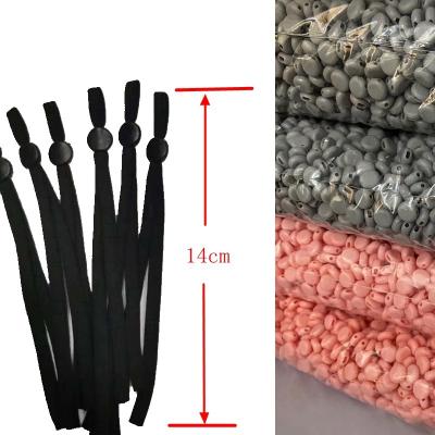 China Factory Wholesale 5mm Flat Adjustable Elastic Band Rope End Stopper for sale