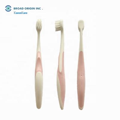 China Heteromorphosis stiffens clean tooth adult toothbrush toothbrush for adult for sale