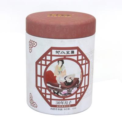 China Tea Metal Box Eco - Friendly Color Printed Round Shape Package Tin Box for sale