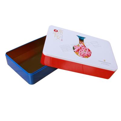 China Rectangular Box Factory Food Metal Medicine Tablet Pill Box Wholesale Hand Canned Box for sale