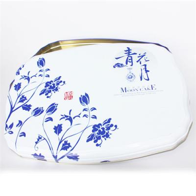 China Gift & Moon Cake Tin Box Food Packaging Tin Craft Customized Box for sale