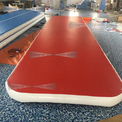 China Indoor Sports Equipment Outdoor fun Round Gymastics Airtrack Inflatable Air Track Gymnastics Training Landing Tumbling Mat for sale