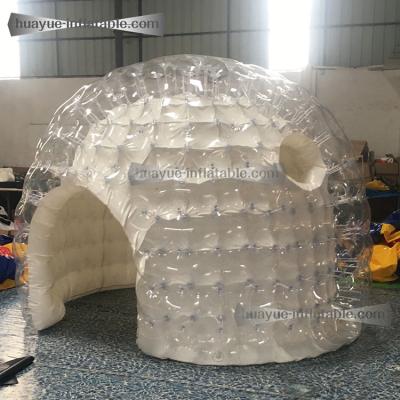 China Durable Attractive Hot Sales Transparent Dome House Outdoor Luxury Clear Inflatable Bubble Tent Room Hotel for Sale for sale