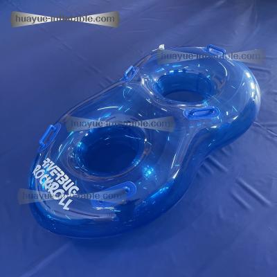 China Light Weight Durable single/ double tube inflatable swimming waterpark tube for water park slide for fun for sale