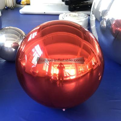 China Eco-Friendly Outdoor Decorative Disco ball Inflatable Christmas Ornaments Mirror Balloon Inflatable Mirror Ball for sale