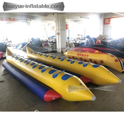 China Popular High quality PVC inflatable single/double tube watersport game inflatable banana boat flying towable for sale