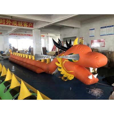 China Popular Commercial Inflatable Dragon Banana Boat Inflatable Water Sports Enter Jet Ski Towable Pontoons Tubes for sale