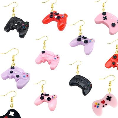 China Cute Earring For Women Resin Drop Girls Eardrop Machines Game Fandle Gift Jewelry Recreational Party Custom Handmade Cute Gift for sale