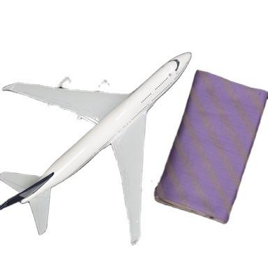 China Anti-static polyester blanket with anti-pilling and flame retardant function for airline use for sale